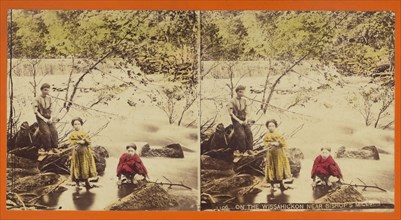 On The Wissahickon Near Bishop's Mills., 1870s. Creator: John A. Mather.