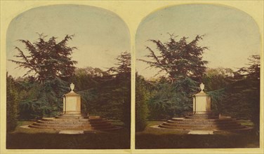 Boatswain's Tomb. Newstead Abbey, about 1860. Creator: London Stereoscopic & Photographic Co.