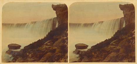 Table Rock, Niagara., 1859. Creator: William England.