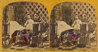 Now I lay me., 1870s. Creator: Charles A. Beckford.