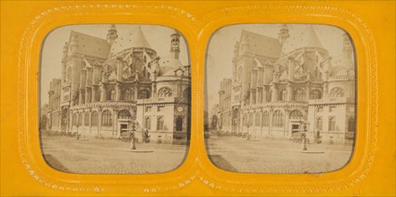 St. Eustache, Paris, 1860s. Creator: E Lamy.