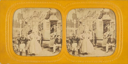 Scene of an unidentified play, about 1868. Creator: E Lamy.