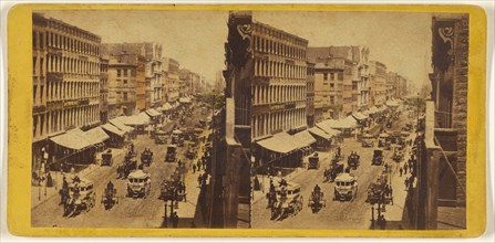 Broadway, looking North from Houston St., about 1869-1879. Creator: E. & H.T. Anthony.