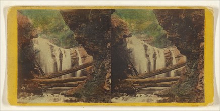 Delaware Water Gap. View of Marshall's Falls, from below., about 1869. Creator: E. & H.T. Anthony.