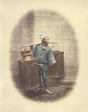 Saki Seller, 1868. Creator: Felice Beato.