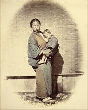 Mother and Child, 1866-1867. Creator: Felice Beato.