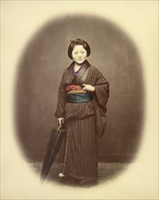 Japanese Girl, 1866-1867. Creator: Felice Beato.