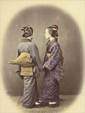 Two Japanese Women, 1866-1867. Creator: Felice Beato.