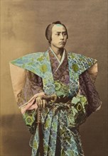 Japanese warrior, 1868-1880. Creator: Felice Beato.