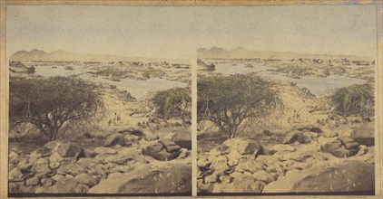 Oasis in desert, 1856-1857. Creator: Francis Frith.