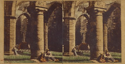 Voyage de Bretagne. Saint-Mathieu (Finistere) Ruines de l'Abbaye, No. 4., about 1860. Creator: Charles Paul Furne.