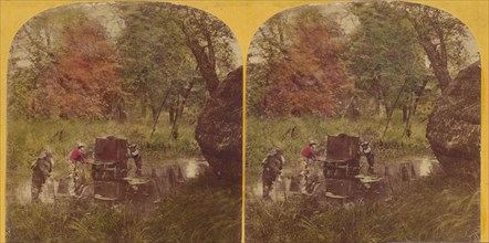 On the way to Stand Rock. Wisconsin Dells, about 1870-1890. Creator: Henry Hamilton Bennett.