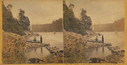 Banks of the Niagara - from Ferry - Canada side., about 1865. Creator: John P. Soule.