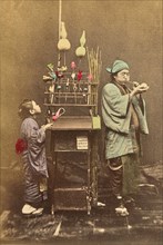 Itinerant Candy Seller, 1897. Creator: Ogawa Kazumasa.