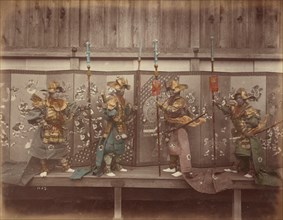 Pantomime Uniform of Temple, Nikko, 1870s-1890s. Creator: Kusakabe Kimbei.