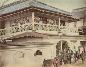 Geisha House, 1870s-1890s. Creator: Kusakabe Kimbei.