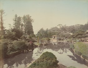 Manganji Garden, Nikko, 1870s-1890s. Creator: Kusakabe Kimbei.