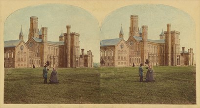 The Smithsonian Institute, Washington, U.S., about 1860. Creator: London Stereoscopic & Photographic Co.