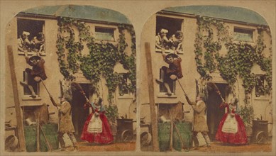 Love Laughs at Danger, about 1865. Creator: London Stereoscopic & Photographic Co.