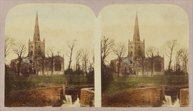 Stratford-on-Avon Church, about 1860. Creator: London Stereoscopic & Photographic Co.