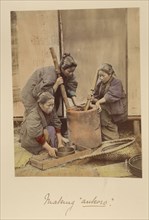 Making \aukoro\, about 1873-1883. Creator: Shinichi Suzuki I.