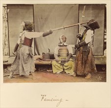 Fencing, about 1873-1883. Creator: Shinichi Suzuki I.