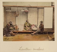 Lantern makers, about 1873-1883. Creator: Shinichi Suzuki I.