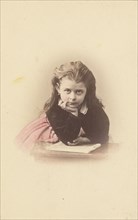 Portrait of young girl, about 1875-1890. Creator: Unknown.