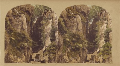 Dungeon Gill Force, Westmoreland., about 1860. Creator: Unknown.