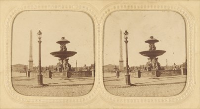 Place de la Concorde, Paris, France, about 1860. Creator: Unknown.