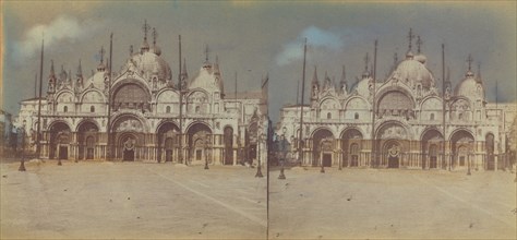 S. Marco/St. Marks Church, Venice, about 1865. Creator: Unknown.