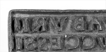 Stamp with Inscription, 1st century B.C.-1st century A.D. Creator: Unknown.