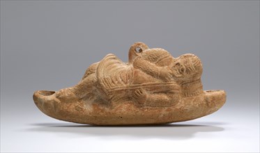 Lamp in the Form of a Reclining Comic Actor, 2nd century A.D. Creator: Unknown.