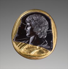 Intaglio with Bust of Antinous, A.D. 131-138. Creator: Unknown.