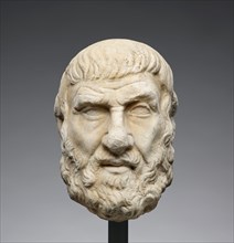 Head of a Greek Philosopher or Poet, 2nd century A.D. Creator: Unknown.