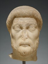 Portrait Head of a Man, mid-5th century A.D. Creator: Unknown.