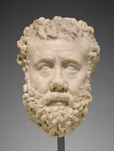 Portrait of a Bearded Man, A.D. 200-225. Creator: Unknown.