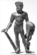 Statuette of Hercules Holding the Apples of the Hesperides, 2nd-3rd century A.D. Creator: Unknown.