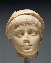 Portrait Head of a Boy as Mercury, second half of 2nd century A.D. Creator: Unknown.