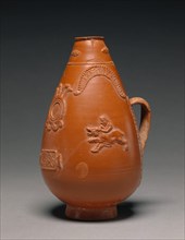 Red-Slip Pyriform Jug, A.D. 200-275. Creator: Unknown.