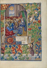 Pentecost; Book of Hours, about 1480-1490. Creator: Georges Trubert.