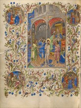 The Flagellation; Book of Hours, about 1420. Creator: Spitz Master.