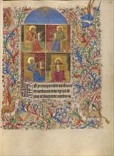 The Four Evangelists; Book of Hours, about 1420. Creator: Spitz Master.