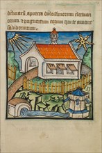 The Paradise of All Delights;The Enclosed Garden, Sealed Fountain, Stella Maris..., about 1480-1490. Creator: Unknown.