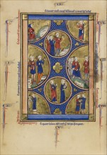 Scenes from the Lives of Jacob; Wenceslaus Psalter, about 1250-1260. Creator: Unknown.