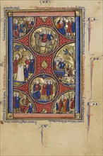 Scenes from the Life of Joseph; Wenceslaus Psalter, about 1250-1260. Creator: Unknown.