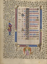 Calendar Page for November continued; Book of Hours, about 1410. Creator: Unknown.