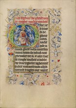 Initial M: Salvator Mundi; Book of Hours, after 1460. Creator: Unknown.