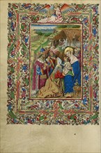 The Adoration of the Magi; Book of Hours, about 1460. Creator: Unknown.