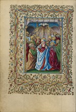 Pentecost; Book of Hours, about 1460. Creator: Unknown.